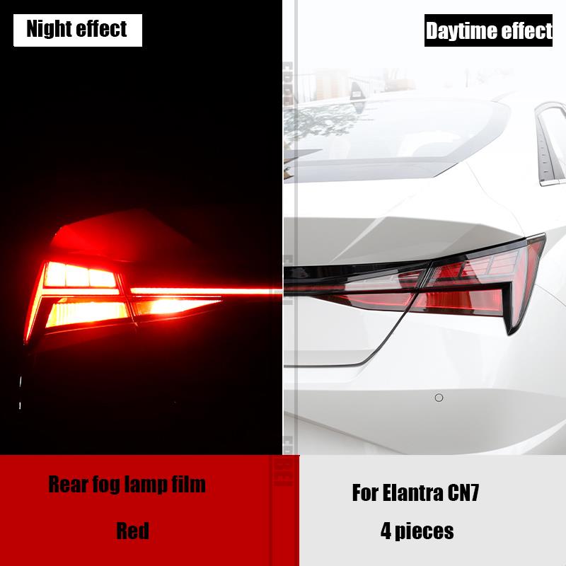 Modification color film decoration color of modern for Elantra Avante CN7 20 21 front daytime running light car tail fog lamp