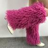 Faux Furs Leg Warmer,Warm Soft Cozy Fuzzy Leg Warmer Boot Cuffs Cover for Women Party Costumes Boot Sleeves Boot Covers