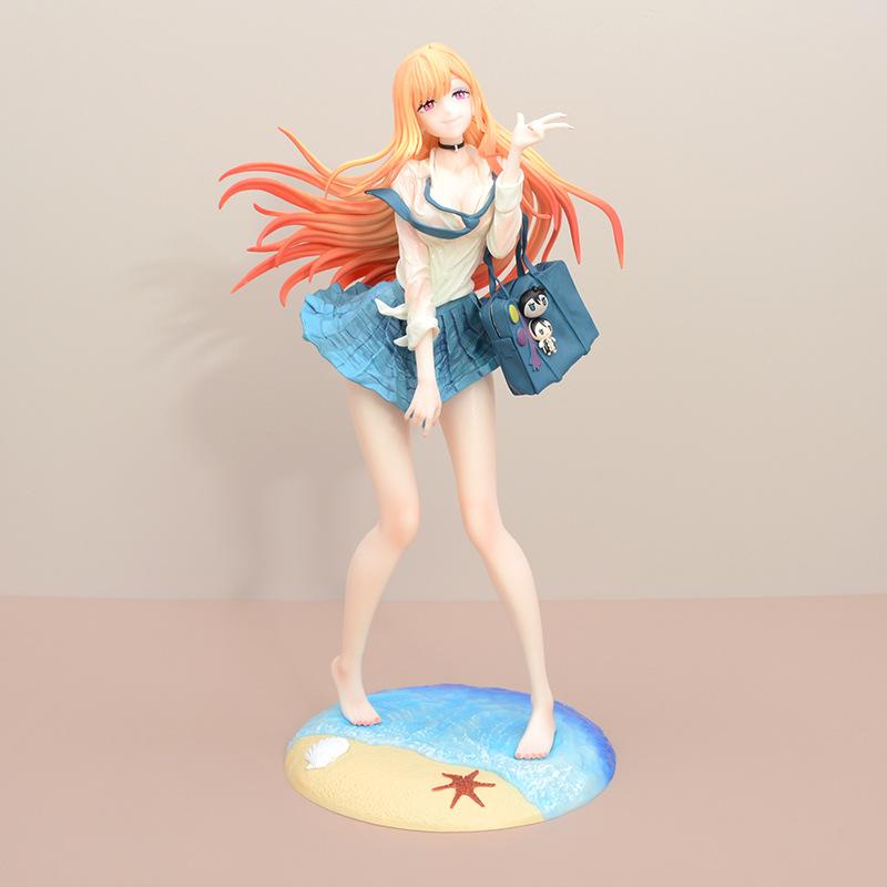 My Dress-Up Darling Marin Kitagawa Beach Ver. Anime Figure Cute Bishoujo Collectible Model Desktop Decor Gift for Fans