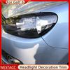 Auto Scheinwerfer Scheinwerfer Augenbrauen Augenlider Aufkleber Trim Abdeckung für Volkswagen VW Golf 6 MK6 VI GTI GTR GTD 2008 - 2013