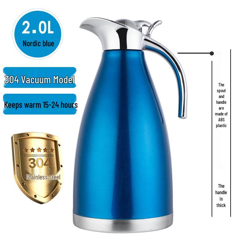 304 Stainless Steel Large Capacity Vacuum Insulated Thermos Flask for Hotels and Restaurants