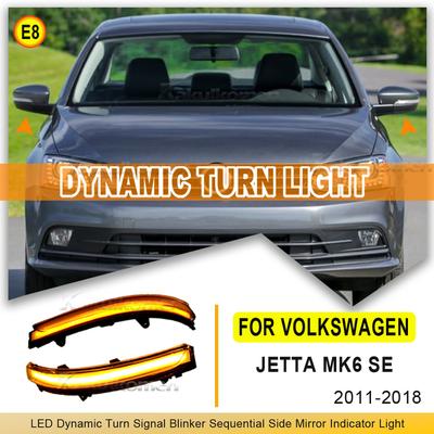 Für VW Volkswagen Jetta Mk6 SE 2011 2012 2012 2013 2014 2015 2016 2017 2018 Dynamischer Seitenblinker LED Sequentielles Blinkerlicht