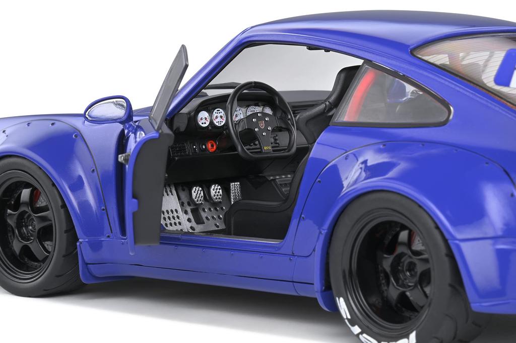 scale Porsche 911 964 RWB SOLIDO scale 911 964 RWB RAUH WELT 1992 BLUE 1807503 1/18 1/18