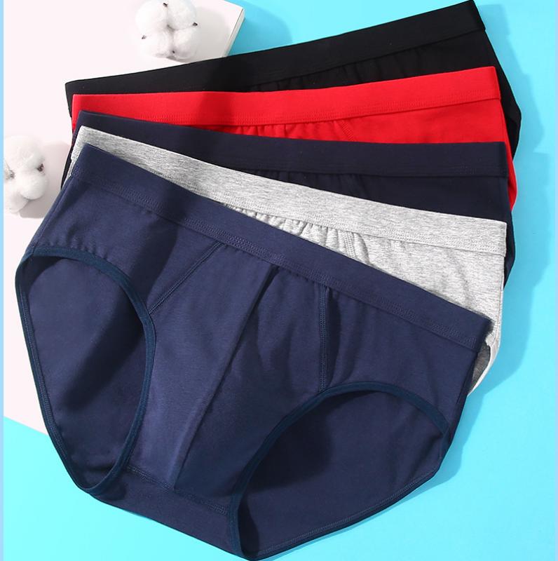 Majtki w dużych rozmiarach Duża bielizna męska Majtki oddychające Majtki chłopięce Majtki męskie Szorty majtki Jednolity kolor Majtki Bawełniana bielizna męska
