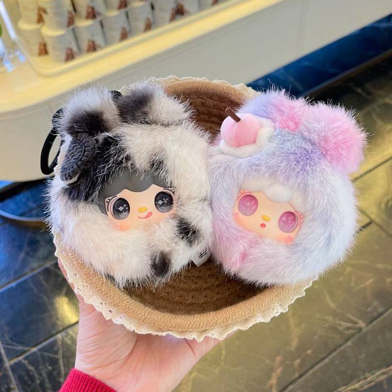 100% Genuine Yooki Mirror Comb Series "Heat Charging Station" Plush Blind Box Tide Play Doll Adorable Gift Charm Holiday Gift