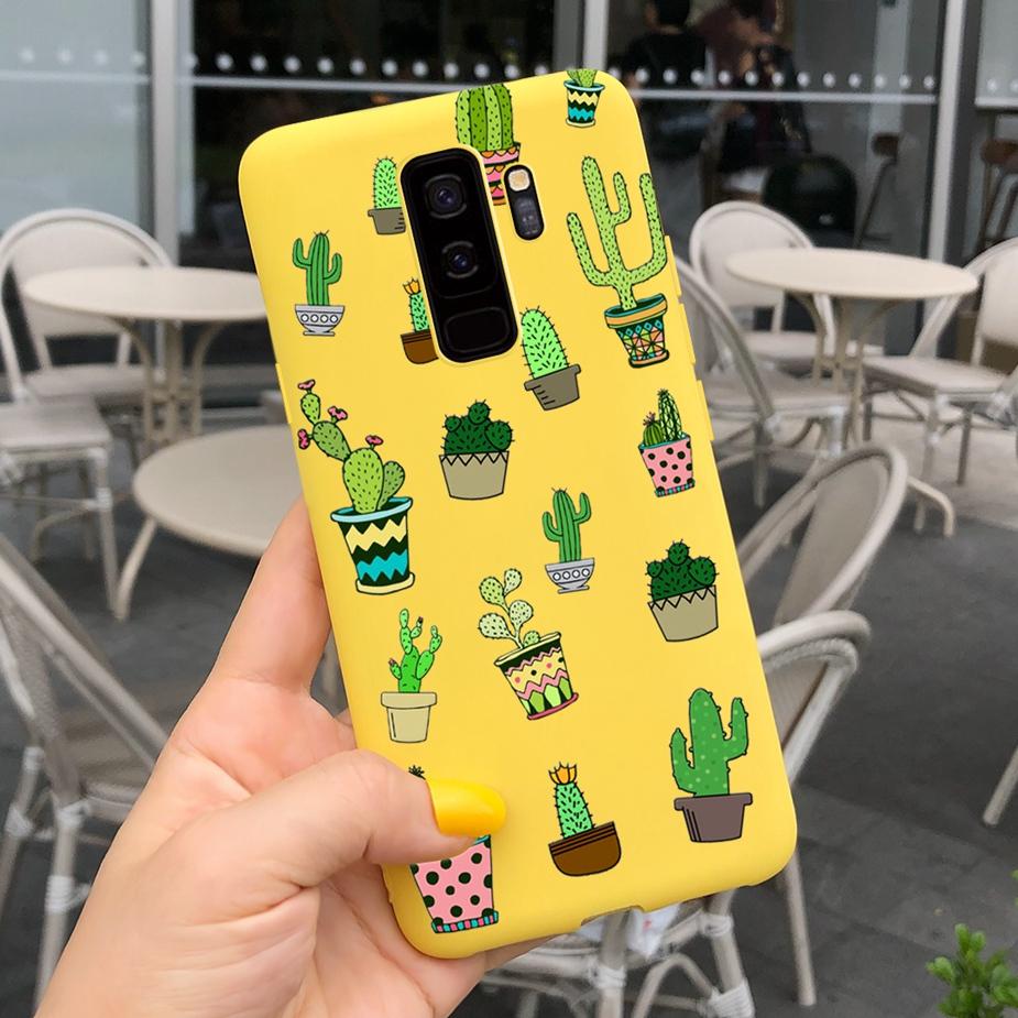 For Samsung Galaxy S9 S9+ Case Cute Fashion Cartoon Girls Cover Silicone Soft TPU Phone Case For Samsung S9 Plus S9+ Fundas Capa