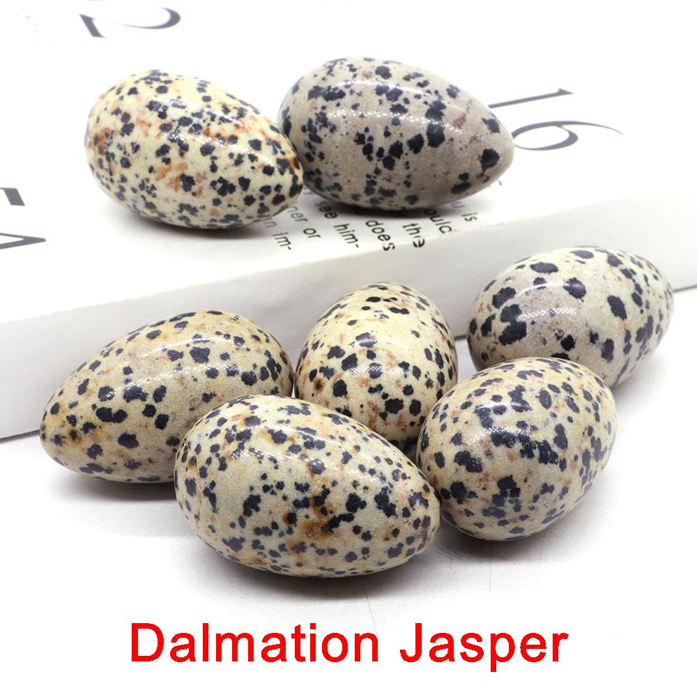 Polished Egg Shaped Gemstone Crafts Natural Stones Room Decor Healing Crystals Rose Quartz Agate Home Decoration Gifts 24X40Mm