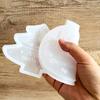1Pc Xmas Tree Xmas Gift Casting Heart Pendant Casting Mold Silicone Moulds DIY Christmas Pendant Plaster Moulds Star