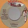 7inch Record LUCIANO / CHRISINTI - Fulfillment / Ultimate NB003 Militant Muzik 2000 Jamaica Reggae, Ska & Dub Used