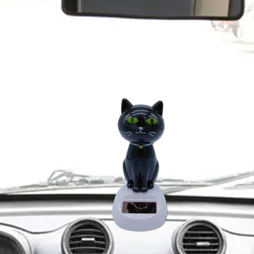 Solar Dancing Cat Cute Solar Powered Swinging Cat Dashboard Decoration Animated Swing Cat Decor Solar Dancing Cat Cute Solar Pow