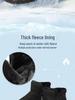 Men's Winter High-Top Snow Boots: PU Outsole, Thick Warm Cotton, Double Zipper, Waterproof, for Middle-Aged and Elderly