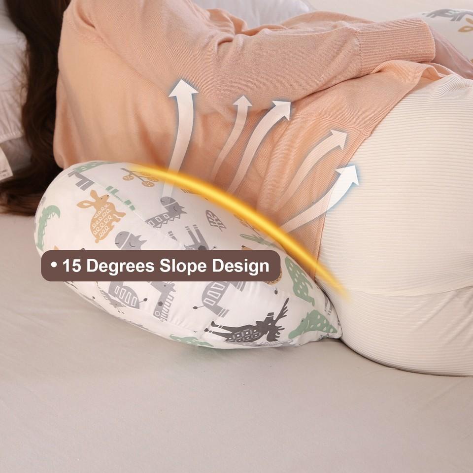 Velvet Pregnancy Pillow Detachable Pillowcase Can Support Buttocks And Legs