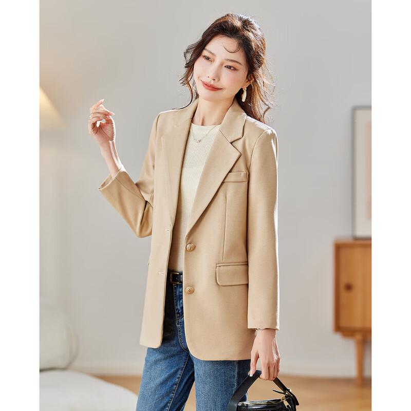 TERRE BLEUE Women's Loose Fit Blazer