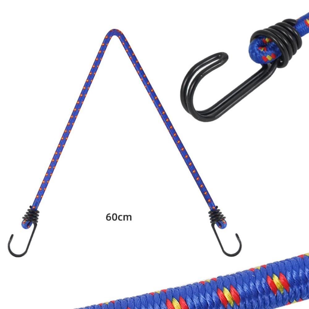 

60CM Motorcycle Luggage Strap Rope Elastic Thickened Stretch Binding Rope Fixed Strap Rubber Strapping Packaging Tie