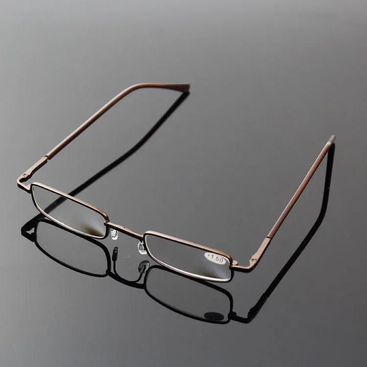 Men'S And Women'S Fashionable Square Full Frame Reading Glasses Ultra Lightweight Fashionable Hd Presbyopia Glasses +3.5+4.0