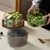 Luxuriöse Moderne Glas Obst- & Snackplatte