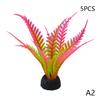 5Pcs Artificial Aquarium Decorative Pvc Aquatic Plants Simulation Water Weeds Ornament Fish Tank Grass Decoration Accessories
