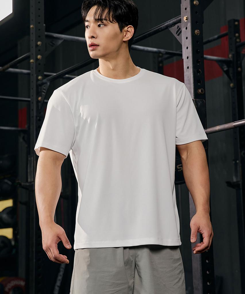 XEXYMIX Air Waffle Mesh Men'S Loose Fit Short Sleeve Xmk3Ts1005 (A Type)