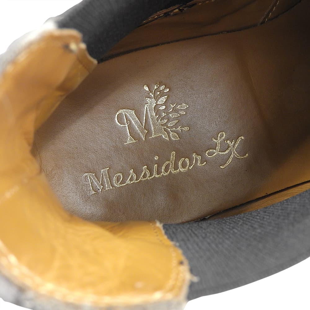 Messidor Herren Side Gore Stiefel Schuhe Schwarze Schuhe Tatsächliche Größe entspricht 25,5 bis 10,2 Zoll schwarzGebraucht