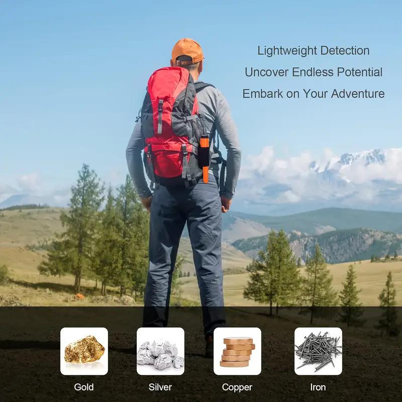 High Sensitivity Handheld Metal Detector Waterproofable Metal Detector 360° Scanning, GP Pointer Suitable for Metal Findingfor Indoor Outdoor