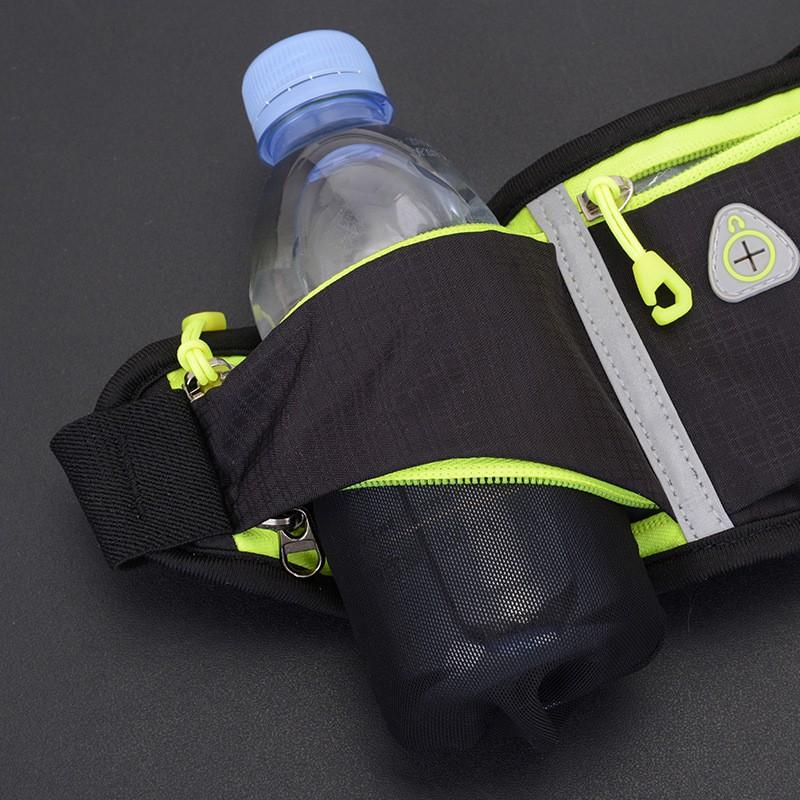 Waterproof Running Waist Pack Men Women With Phone Pocket 6.5 Inch Outdoor Sports Bag Nylon Multi-Function Belt Pouch