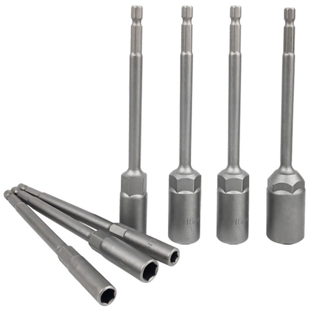 150mm Wrench Extension Sleeve Lengthen Hexagon Nut Driver Socket Wrench  For Electric Screwdriver