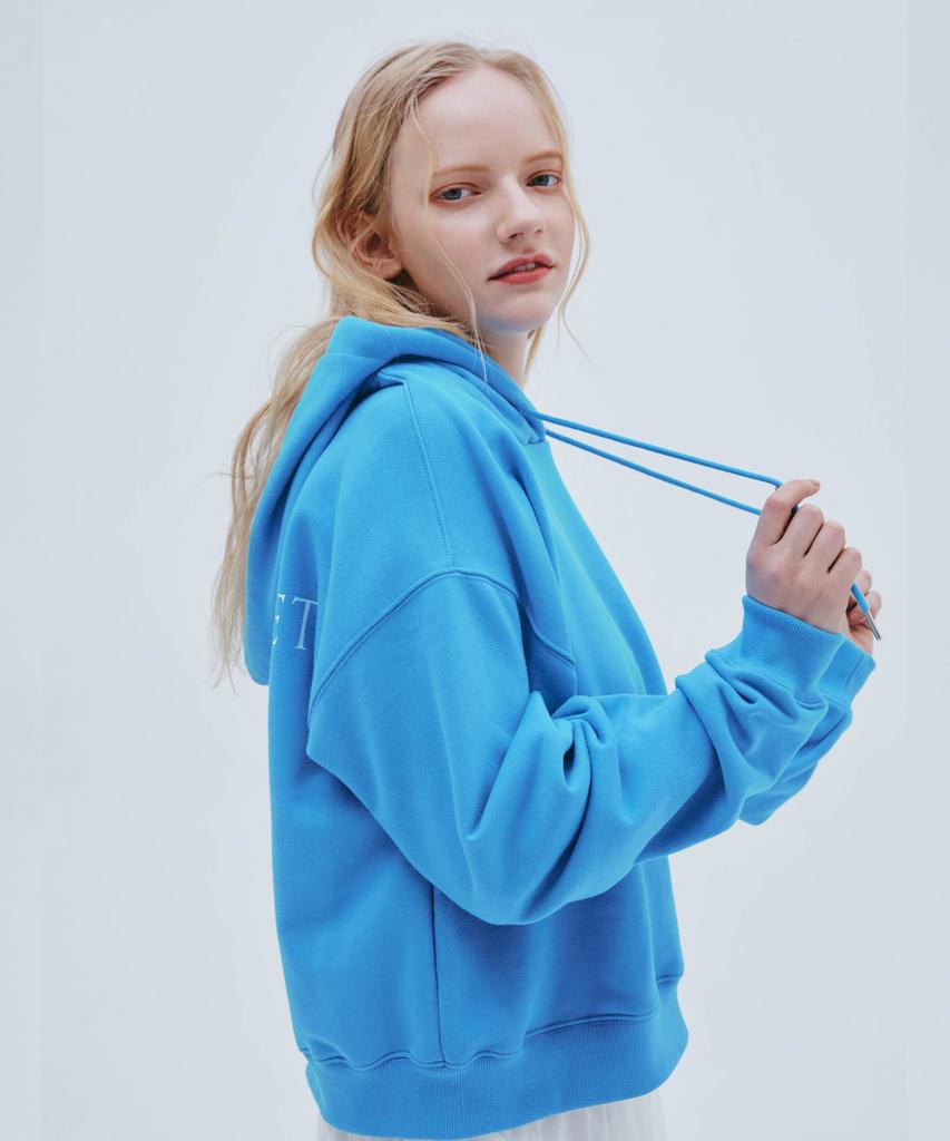 Kapuzenpullover mit Kreislogo (blau)