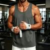 Men Casual Outdoor Sports Solid Crew Neck Tank Top Sleeveless Lightweight Loose Undershirt for Daily Wear Gym Training Running