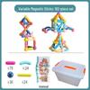 JINGRUIXIANG Magnetic Building Blocks 162-Piece Set