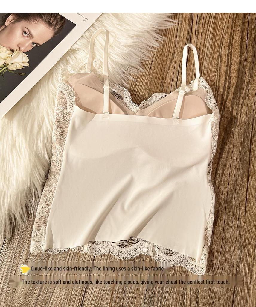 6099 Women's Lace Camisole Bra with Side Support - Spring/Summer Collection