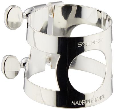 Selmer Bass Clarinet Ligature Silver Plated Finish