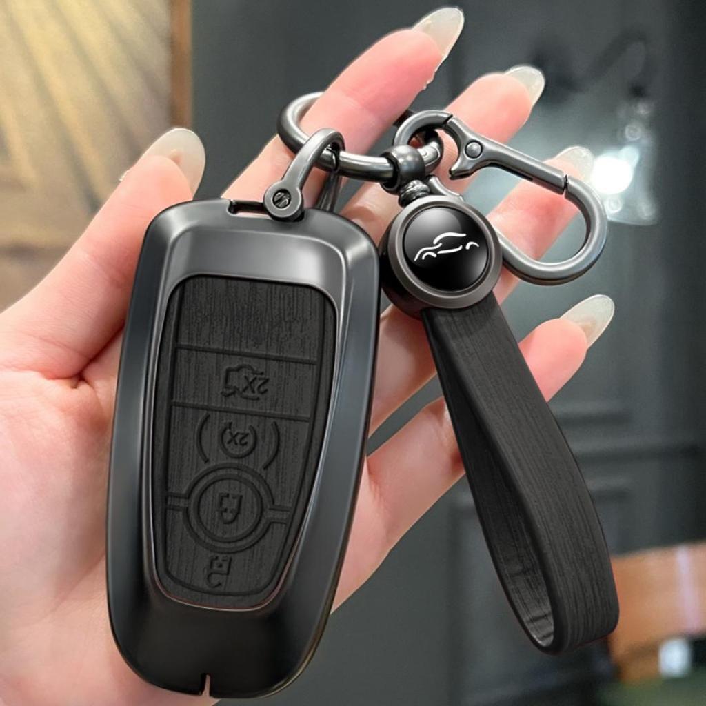 4 Buttons Car Remote Key Case Cover Shell Fob For Ford Edge Fusion Mustang Explorer F150 F250 F350 Ecosport Protector Holder Keyless
