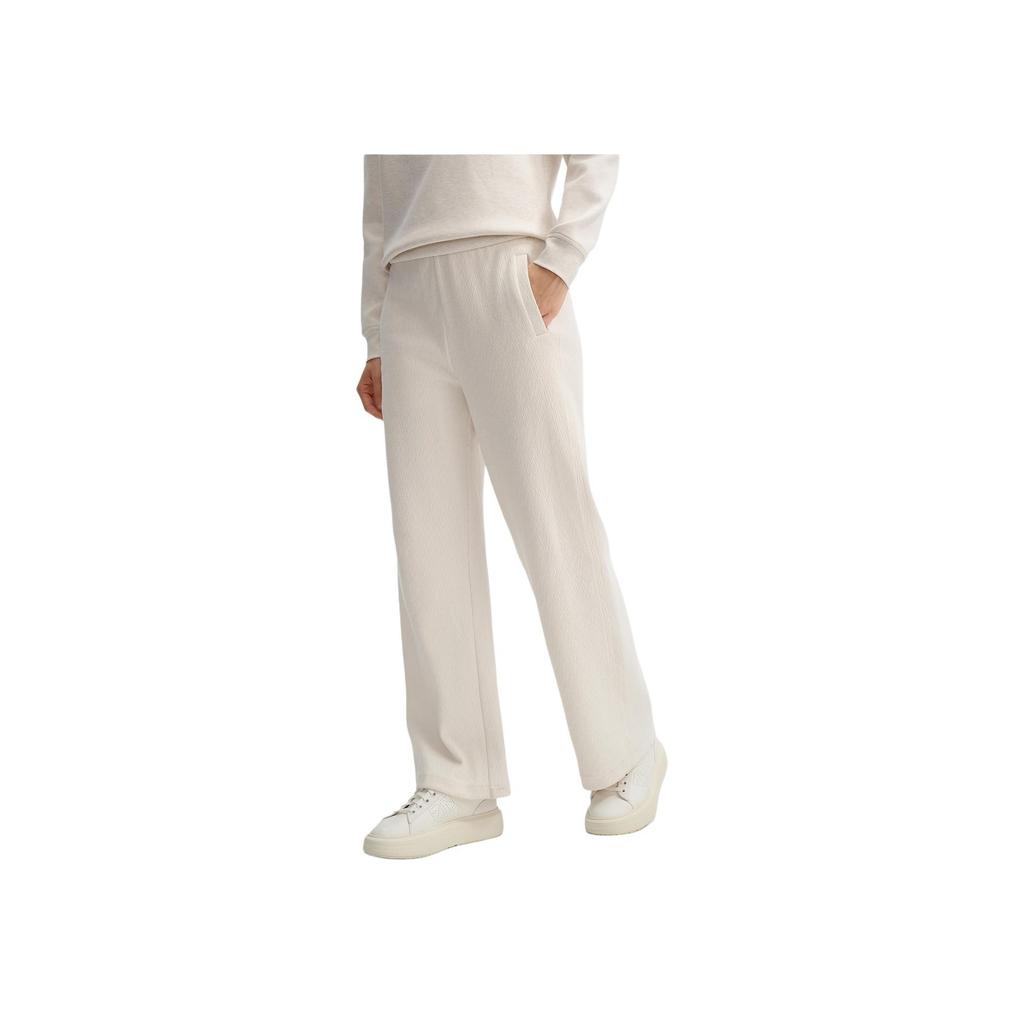 Fila Comfortable Loose Knit Wide Leg Casual Pants Women Bottoms Ice-Cream-White F11W513602FIV