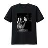 Vintage Retro The Munsters Classic Horror TV Show Black White Print Casual T Shirt Vintage Washed Streetwear Unisex Stylish