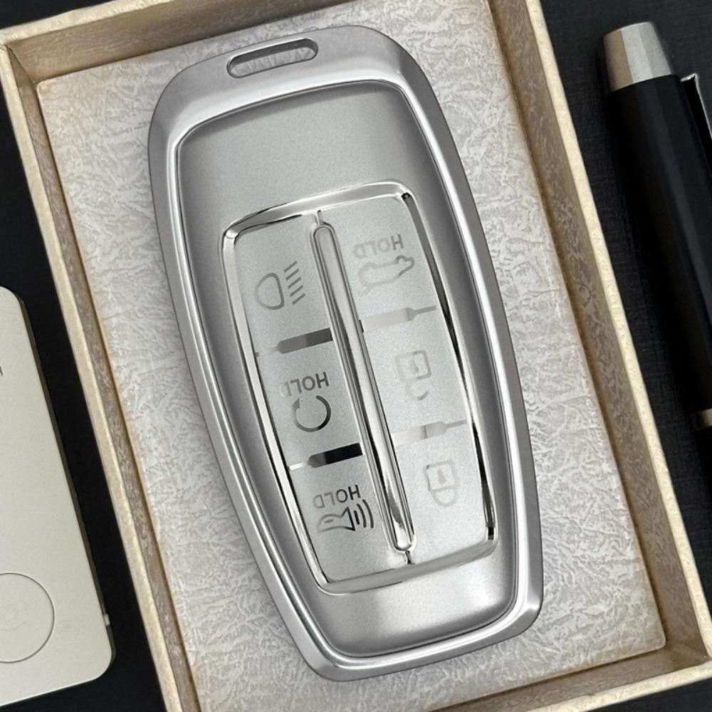 Hliníková kovová krytka pouzdra na klíče od auta pro luxusní vozidla Hyundai Genesis GV70 GV80 GV90