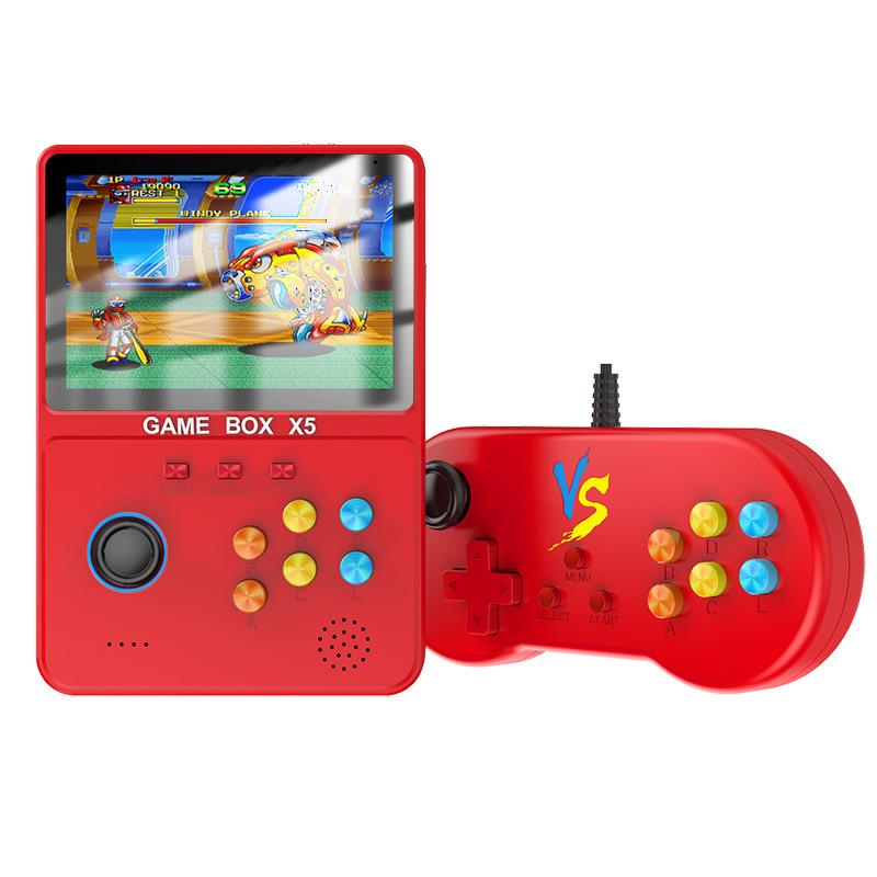 X5 Retro-Handheld-Spielkonsole, X5 Game Power Bank, tragbare Power Bank, 8000 mAh Kapazität, 4 Zoll, Soft Light-Farbbildschirm, über 10000 Spiele