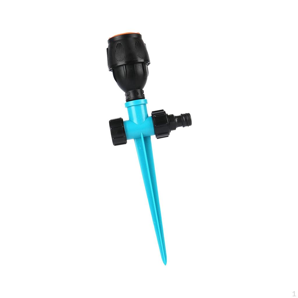 Automatic Garden Lawn Sprinkler Adjustable Rotation Two Way Water Spray for Irrigation System