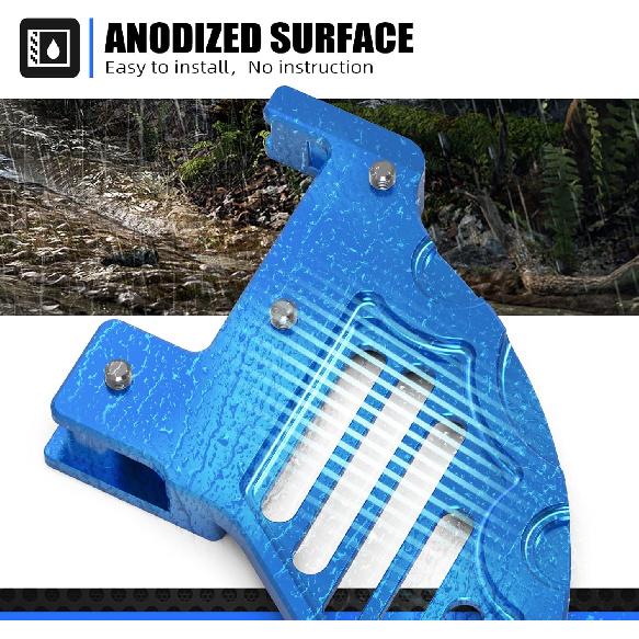 NICECNC Blue Rear Brake Disc Shield Protector Compatible with Husaberg TE/FE 250-570 Allshippage 2009-2014 See Fitment
