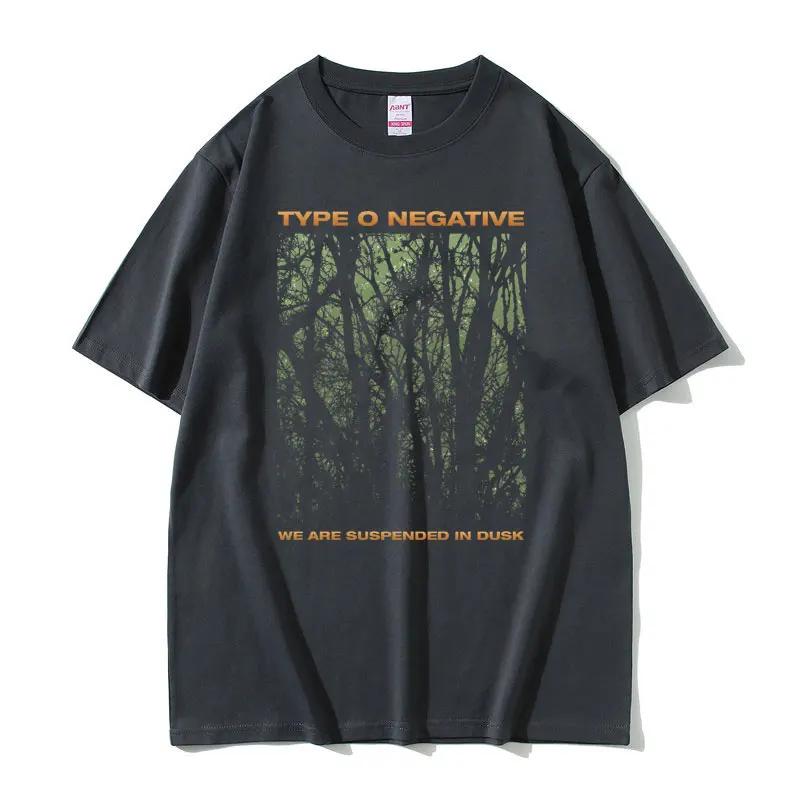 Fashion Rock Band Type O Negative Suspended in Dusk Essential T-shirt Men Women Summer Casual Tshirt Male Vintage Tops Tees