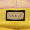 Used GG Canvas Bucket Hat 9539 748476 4HG62 8772 7919 Current GG Marmont Pastel Yellow Medium 22.8" Unused Double G