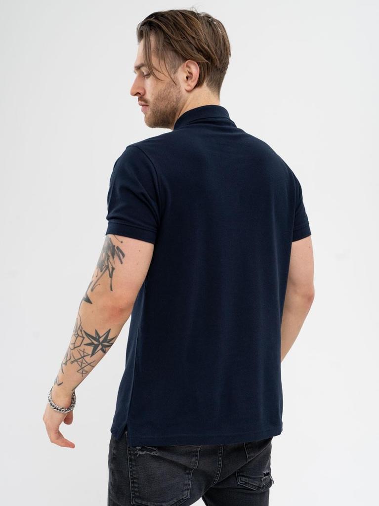 Jigga Wear Classic Men's Navy Blue Short Sleeve Polo Shirt L