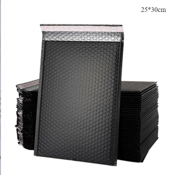 20pcs/Pack Black Bubble Bag Co Extruded Film Express Packaging Self Sealing Strong Adhesive Transport Envelope Bag