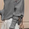 Women Sweater Off Shoulder Raglan Sleeve Pullover Knitted All Match One Shoulder Top for Daily Wear