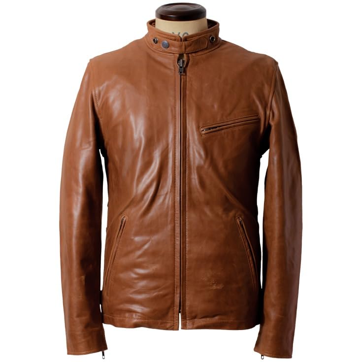 Single Riders Single Riders Jacket SRS01A LL Size Pull Up Brown [Liugoo Leathers] Men's