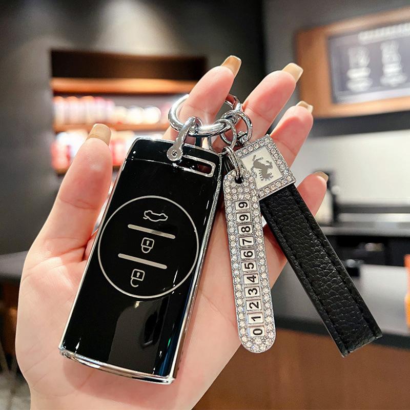 Passend für Chery Xingtu Lingyun Schlüsselhülle Tiggo 5x/3x Lunar TX Wind Chaser ETi Tiger 7 Sieben-Auto-Schlüsselhülle