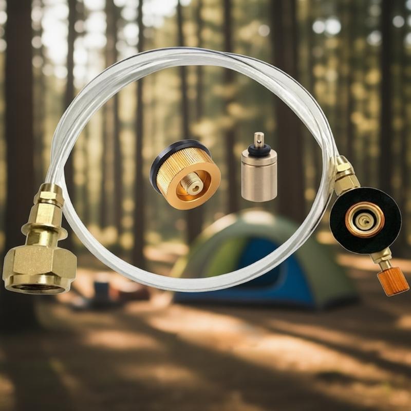 High Efficiency Outdoor Cylinder Filling Adapters Camping Gas Tanks Refills Adapters for Camping Burners Easy To Install