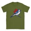 BlueJaysBird T Shirts Unisex Pure Cotton Funny TShirts Crewneck Tees Short Sleeve Clothing Party