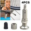 4Pcs Replacement Cycling Valves Zinc Alloy Mountain Bike Valve Core Stem Valve MTB Road Bike Parts Tool Valve Stems 1