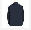 [Bold and Stylish] Spring and Autumn New Solid Color Versatile Business and Leisure Flip Collar Single breasted Jacket Men's Coat