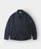 INDUST Develop Monaco Roll-Up Check Shirt_Midnight Blue